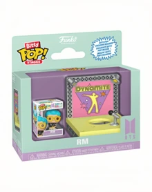 Funko Bitty Pop Stages BTS RM Dynamite Edition 迷你乙烯基人偶，带展示舞台，收藏模型，桌面装饰礼品 - 彩色 - 查看 7