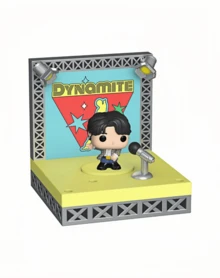 Funko Bitty Pop Stages BTS Jung Kook Dynamite Edition 迷你乙烯基人偶带展示台收藏桌面装饰礼品 - 彩色 - 查看 7