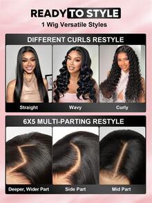 ALL READY WIG 7x5 Pull&Go Pre Plucked Pre-Cut Lace Melting Lace Glueless Deep Wave Closure Wig 100% Human Hair 9AM HAIR - SNatural - View 6
