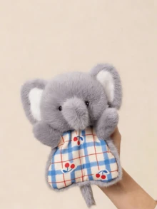 POKOJA LAND 创意豆袋舒适毛绒玩具，可挤压绵羊桌面毛绒玩具，可爱包包摆件 - 彩色 - 查看 11