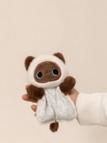 POKOJA LAND 创意豆袋舒适毛绒玩具，可挤压绵羊桌面毛绒玩具，可爱包包摆件 - 彩色 - 查看 17