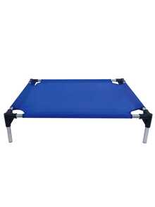 1pc/Breathable & Comfortable Pet Bed, Suitable For Small, Medium & Large Dogs, Indoor & Outdoor Use - Blue - View 5