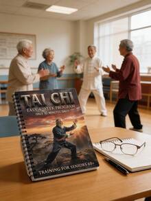 1pc Tai Chi Themed Planner, 50 Pages, Spiral-Bound Notebook, Perfect Gift For Tai Chi Enthusiasts Suitable For Study Office Work And Back-To-School Season - 28 Days Tai Chi Martial Arts Concept - View 5