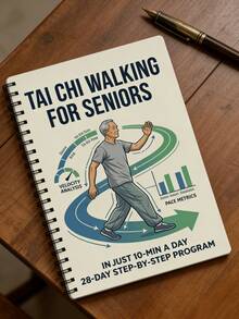 1pc Tai Chi Themed Planner, 50 Pages, Spiral-Bound Notebook, Perfect Gift For Tai Chi Enthusiasts Suitable For Study Office Work And Back-To-School Season - 28-Day Tai Chi Spiral Step - View 4