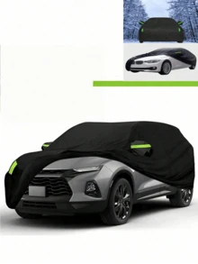 Bạt phủ xe SUV chống thấm nước, chống nắng, chống sương giá, chống tuyết, thích hợp cho mùa đông - Phù hợp cho xe SUV và các loại xe ngoài trời - Chống tuyết, chống mưa, chống tia UV, chống bụi - Bạt phủ toàn thân cao cấp với dải phản quang và dải chắn gió, bạt phủ xe màu đen tuyền với dải phản quang bằng polyester giúp chống mưa, chống bụi và chống nắng. - màu đen - Xem 2