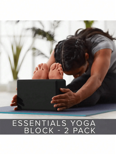 2pcs, Yoga Blocks, Soft Non-Slip Yoga Bricks For Yoga, Pilates, Meditation