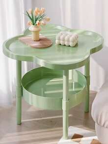 1pc Creative Modern Minimalist Mobile Side Table, Suitable For Living Room, Bedroom, Balcony - Coffee Table, Sofa Side Table, Nightstand - Multicolor - View 8