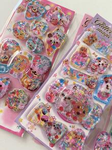 MINKOJA 3D Animal Character Water Stickers, Ideal For Scrapbooks, Rewards And Christmas Craft Decorations - Multicolor - View 9