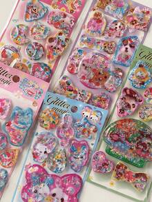 MINKOJA 3D Animal Character Water Stickers, Ideal For Scrapbooks, Rewards And Christmas Craft Decorations - Multicolor - View 5