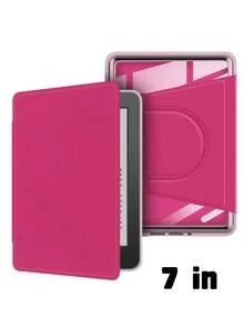 适用于 Kindle Paperwhite 第 12 代（2024 年款）7 英寸电子阅读器保护套，磁吸式亚克力保护壳，自动唤醒/睡眠功能，360° 旋转，可拆卸 - 彩色 - 查看 16