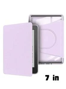 适用于 Kindle Paperwhite 第 12 代（2024 年款）7 英寸电子阅读器保护套，磁吸式亚克力保护壳，自动唤醒/睡眠功能，360° 旋转，可拆卸 - 彩色 - 查看 17