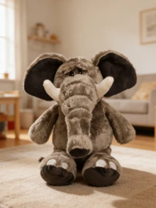 POKOJA LAND Portachiavi peluche a forma di animali della giungla, giraffa, leone, elefante, scimmia in varie forme di animali, ciondolo a forma di piccoli animali realistici, decorazione per zaino, regalo per il compleanno dei bambini e per le feste, regalo perfetto per gli amanti degli animali - Multicolore - Visualizzare 4