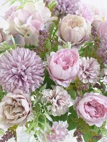 人造牡丹绣球花、混合花卉、塑料花卉布料、玫瑰花蕾、生日派对装饰、派对、婚礼花篮、新娘捧花、家居装饰、餐厅、卧室、窗台装饰、花瓶装饰、情人节礼物、新年装饰、户外花园、情人节。 - 彩色 - 查看 5