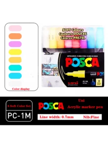 Acrylic Felt Tip Marker Set Graffiti New Packaging PC-1M PC-3M PC-5M POP Advertising Poster Pen Hand-Painted Art Supplies Stationery - PC-set - View 3