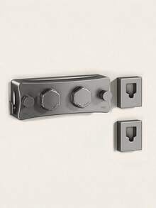 1件装可伸缩隐形室内/阳台钢制晾衣绳，浴室可伸缩晾衣绳，春季简约风，夏季上衣 - 彩色 - 查看 11