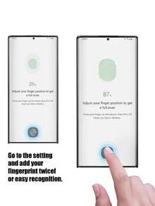 1 miếng kính bảo vệ màn hình chống nhìn trộm, tương thích với Samsung Galaxy S23/S24/S25 Ultra//S26 Ultra/S26, chống nhìn trộm, chống trộm, mở khóa bằng vân tay, chống trầy xước, chống rơi vỡ, chống nước. - màu đen - Xem 4