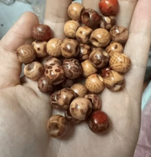 100Pcs Mixed Wooden Bead Pattern Wood Beads Macrame For Diy Crafts Jewelry Making, Suitable For Living Room, Bedroom And Dining Room - Multicolor - View 10