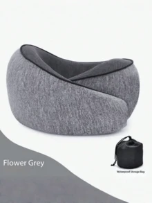 1 pieza Almohada de memoria en forma de U ergonómica, protector de cuello para viajes en avión, almohada para el cuello para descansos en la oficina, artículo portátil, artículo de búsqueda popular del mismo estilo - Multicolor - Ver 8