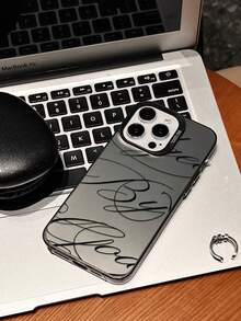 Stylish Line Pattern Design Phone Case Compatible With Apple 17, 16, 15, 14, 13, 12, 11 Pro Max, X, XR, XS Max, 8, 7 Plus, With Shockproof Frosted Back Cover Compatible With Samsung Series. - Multicolor - View 3