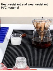 Pvc Bar Mats, Placemats, Filter Mats, Bar Drain Mats, Sealed Cut Rubber Mats, Rectangular Coffee Table Drain Mats, Kitchen Sink Drain Mats, Non-Slip Kitchen Mats, Suitable For Sink Edges, Natural And Hygienic, Are Essential Items For Home And Kitchen Decoration, And Also Part Of Your Warm Autumn And Winter Style And Christmas Decorations. - Multicolor - View 5
