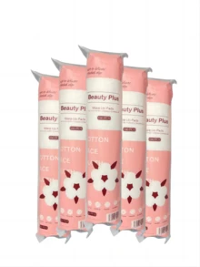 750 miếng bông tẩy trang tròn, 100% cotton, hai mặt, không xơ, mềm mại và không gây dị ứng, thích hợp để làm sạch da mặt và mắt cũng như tẩy trang. - trắng - Xem 7