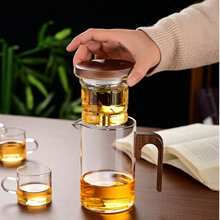 1 neue kleine Taille magnetische Filter Glas Teekanne mit automatischer Trennung Teetasse - Verschiedenfarbig - Übersicht 8