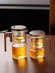1 neue kleine Taille magnetische Filter Glas Teekanne mit automatischer Trennung Teetasse - Verschiedenfarbig - Übersicht 5