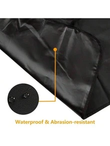 1pc Waterproof Pet Car Seat Cover Back Seat Protector Mat 130x110cm Black For Dog Cat Travel Auto Rear Seat Cushion Pet Carrier Accessories - Black - View 6