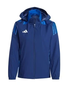 Adidas جاكيت تيرو 24 للنساء للمنافسات لجميع الأجواء باللون الأزرق الداكن - أزرق بحري - مشاهدة 1