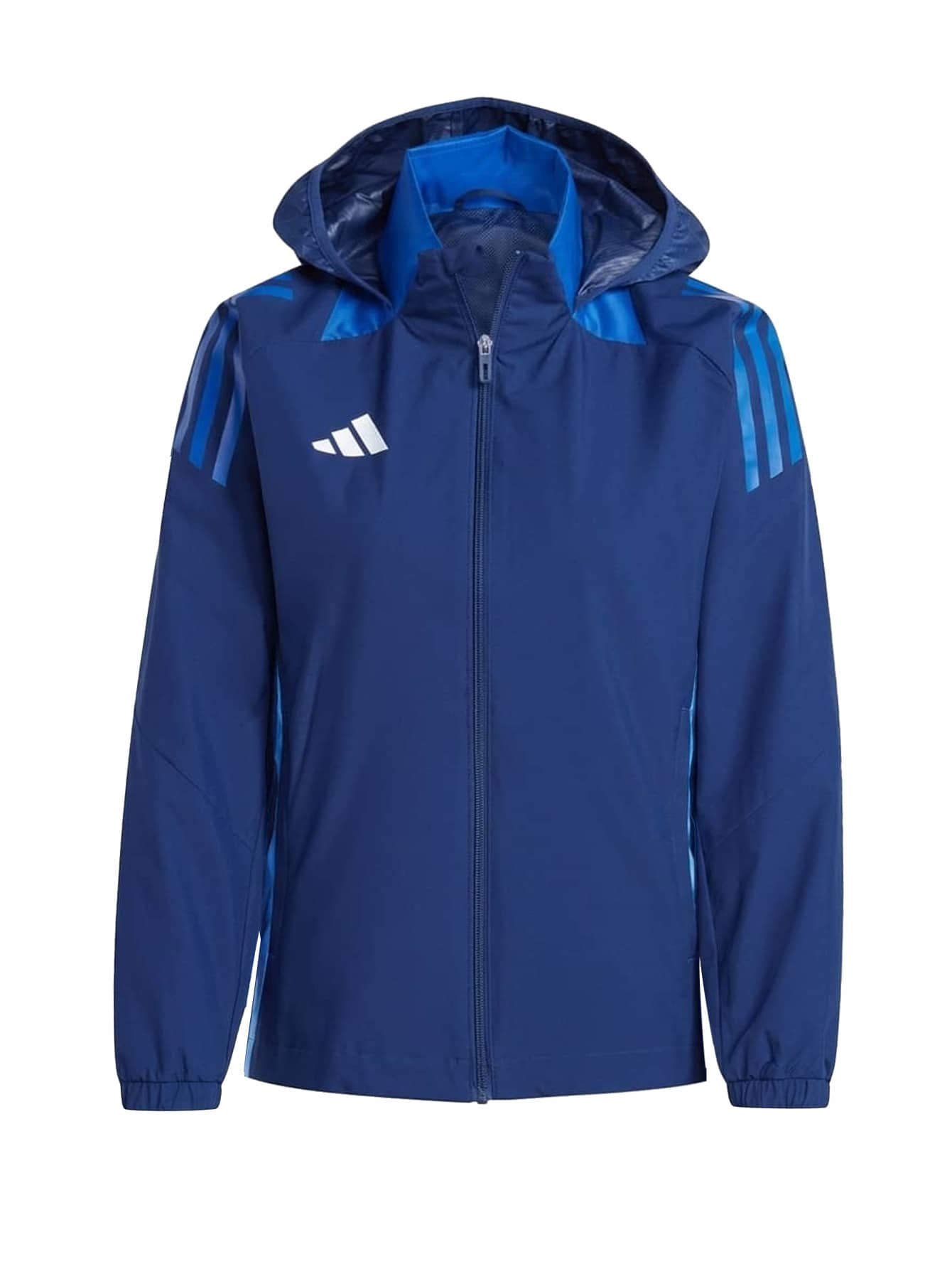 Adidas جاكيت تيرو 24 للنساء للمنافسات لجميع الأجواء باللون الأزرق الداكن - أزرق بحري - مشاهدة 1