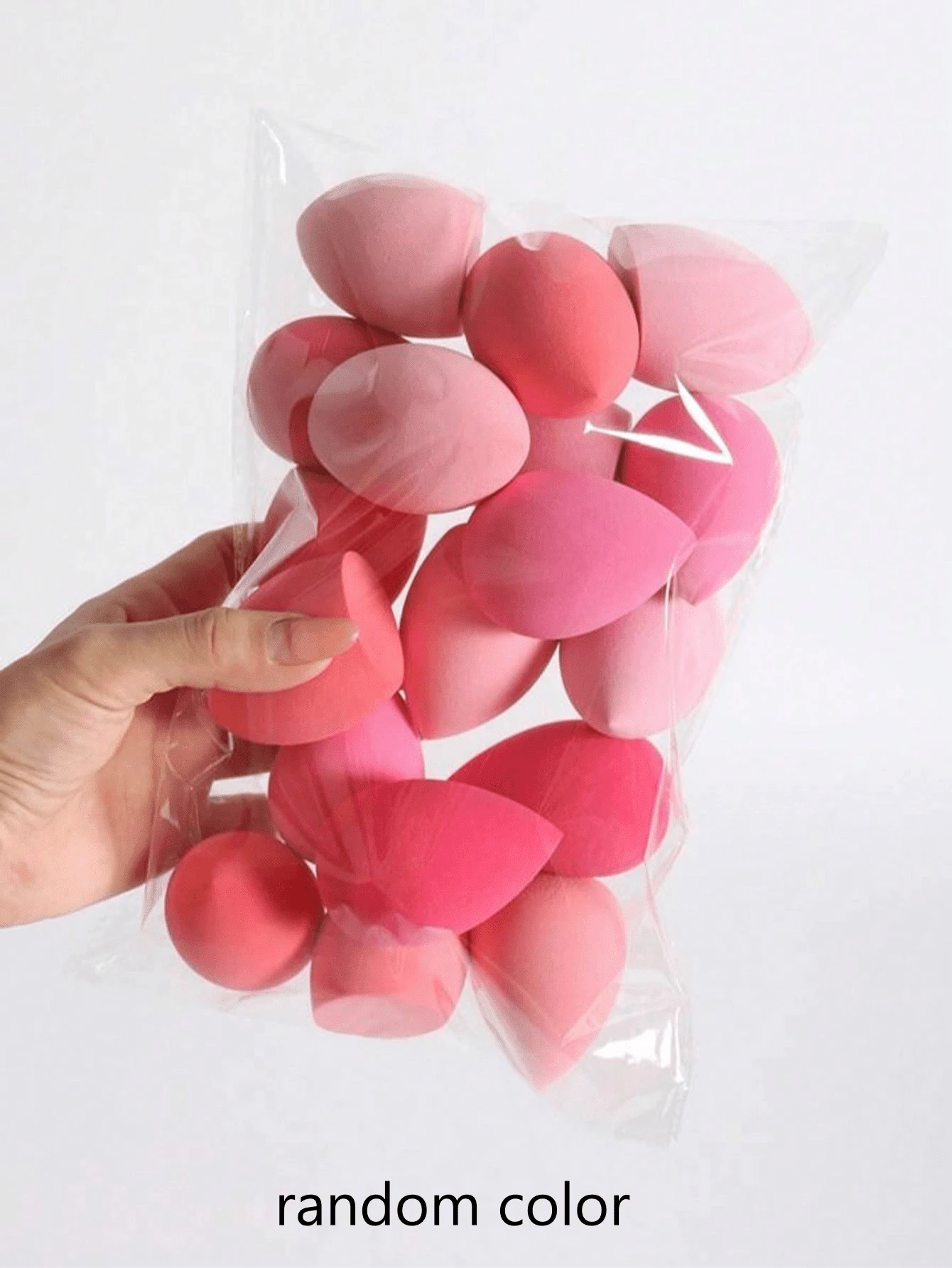 Spons rias serbaguna berukuran besar, bebas bedak dan menyerap kelembapan. Tersedia berbagai gaya yang dapat dipilih secara acak. Cocok untuk mengaplikasikan riasan dan menutupi noda. Mudah dibawa. Ideal untuk dijadikan hadiah kepada teman-teman saat festival. - MultiWarna - View 1