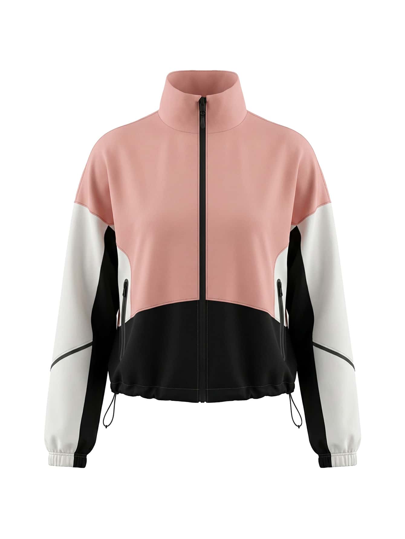 Under Armour Unstoppable Women's Full Zip Sweatshirt Pink - Pink and Black and White - View 1