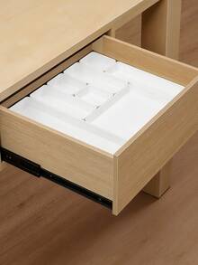 6-Piece/7-Piece Drawer Organizer Set With Built-In Storage Boxes, Partitioned Dressing Table/Desktop Cosmetic And Skincare Product Organizers, Suitable For Drawers Of All Sizes, A Great Helper For Women's Organization, A Must-Have For Travel And Vacations, Perfect For Autumn Decorations And Halloween Themes. - Multicolor - View 2