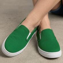 Women Wide Fit Sneakers - 墨綠色 - 查看 4