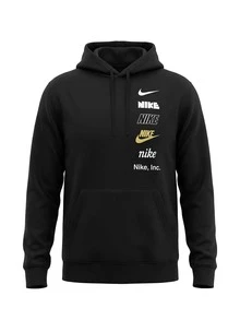 Club Men's Hoodie Black - Black - View 1
