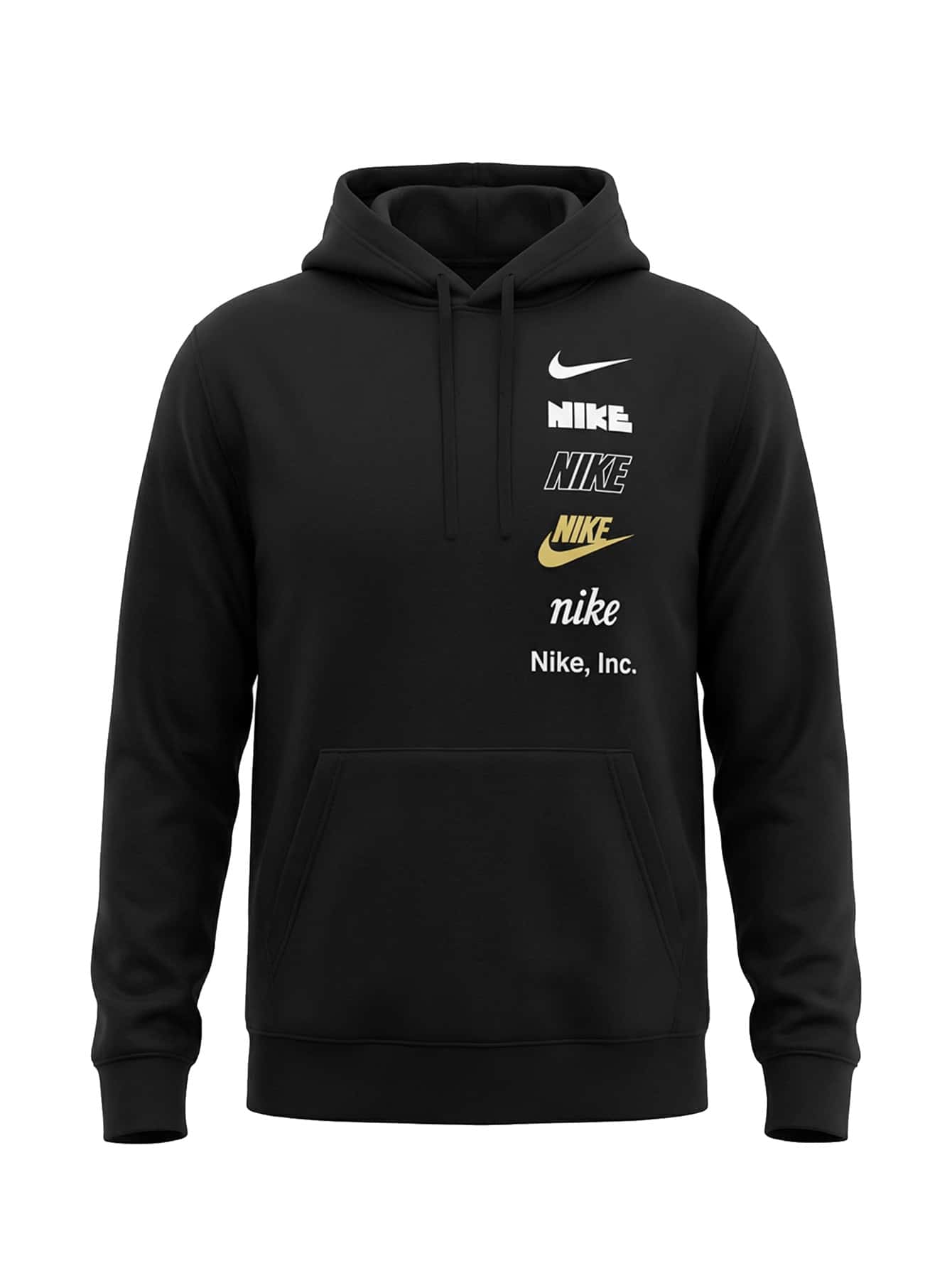 Club Men's Hoodie Black - Black - View 1