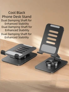 1PC Retractable And Foldable Desktop Mobile Phone Holder, Desktop Electronic Product Holder For Slouchy People, Live Broadcast Tablet Holder, Lifting And Folding Multi-Functional Universal Support Frame, Suitable For Watching Dramas, Live Broadcasts, Studying, Working, And Video Conferencing For Slouchy People - multicolor - View 2