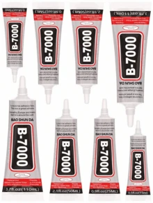 Keo dán đá B-7000, 15/25/50/110ML (3.7 Fl Oz), Keo dán trong suốt siêu chắc, chất lượng cao dùng trong chế tác trang sức, chống thấm nước, dẻo dai, thích hợp cho vải, điện thoại, làm trang sức. - Keo B7000 - Xem 4