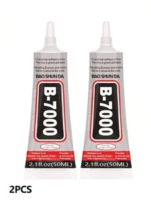 Keo dán đá B-7000, 15/25/50/110ML (3.7 Fl Oz), Keo dán trong suốt siêu chắc, chất lượng cao dùng trong chế tác trang sức, chống thấm nước, dẻo dai, thích hợp cho vải, điện thoại, làm trang sức. - Keo B7000 - Xem 23
