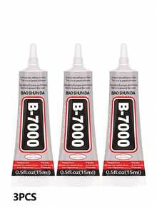 Keo dán đá B-7000, 15/25/50/110ML (3.7 Fl Oz), Keo dán trong suốt siêu chắc, chất lượng cao dùng trong chế tác trang sức, chống thấm nước, dẻo dai, thích hợp cho vải, điện thoại, làm trang sức. - Keo B7000 - Xem 19