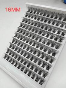 1 Bộ 120 Cụm Mi Nối Manga 0.07mm D Curl 8-16mm Mi giả dày dặn, tự làm tại nhà, tạo vẻ ngoài tự nhiên và ấn tượng cho đôi mắt. - C - Xem 4