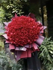 1包20张纯色防水花束包装纸，哑光表面，Oya Paper品牌，花艺用品，适用于婚礼、生日、礼品包装 - 多色 - 查看 8