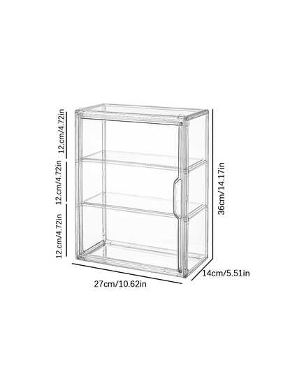 [Transparent | Acrylic]Modern Transparent Acrylic Dustproof Box | Covered Storage Display Stand With View Window | For Displaying Figures