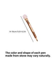 Joivida 1Pc/3Pcs Creative Wooden Ballpoint Pen Set For DIY Signatures And Drawing, Perfect Holiday Gift - multicolor - View 6