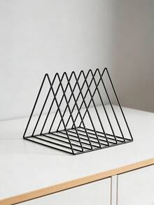 1 Iron Tripod, Baseball Cap Storage Rack, Knitted Cap Storage Rack, Book Storage Rack, Document Storage Rack, Suitable For Baseball Caps, Knitted Caps, Books, Documents And Other Items, Suitable For Drawers, Wardrobes, Desks, Etc., Perfect For Gender Revealing Parties, Birthdays, Weddings, Parties, Perfect Gifts For Colleagues, Friends And Family - Multicolor - View 5