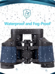 1Pc Model 60X60 Binoculars, Anti-Fog For Daily Life, For Sightseeing, Watching Games, Concerts And Hunting. High-Power High-Definition Low-Light Night Vision Eye Protection - Black - View 4