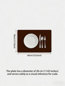 1 Item, Solid Color Diatomaceous Earth Absorbent Mat, Dish Drying Mat, High Temperature Resistant, Heat-Insulating, Suitable For Household, Restaurant, And Kitchen Countertops, Coffee Machine Mat, Applicable To Kitchens, Tabletops, Coffee Machines, Bars, And Kitchen Accessories. - Multicolor - View 9