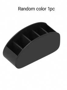 Five-Compartment Remote Control Storage Box - Suitable For TV/DVR/Cable TV Set-Top Box, Space-Saving, Suitable For Living Room, Home Office, Bedroom - Suitable For Remote Controls - Can Also Be Used As A Desktop Storage Box To Store Glasses, Pens, Media Players And Remote Controls, Classic Design, Sturdy Structure, Ideal For Office Use. - Multicolor - View 4