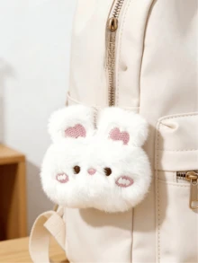 POKOJA LAND 1 Pack Cute Bunny Plush Keychain Mini Rabbit Keychain Purse Charm Pendant Gift For Women For Backpack,Purse,Handbag,Goody Bag Ornament For Goody Bag Spring To Summer - Multicolor - View 6
