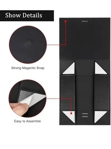 2PCS Folding Gift Box, Gift Packaging Box, Universal Holiday Gift Box For Family & Friends - 2Pcs black - View 3